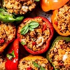 Bonsai stuffed bell peppers